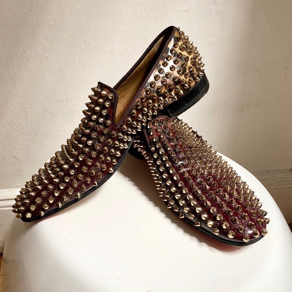 Christian Louboutin Other - CHRISTIAN LOUBOUTIN Dandelion Spikes Loafers 40 7